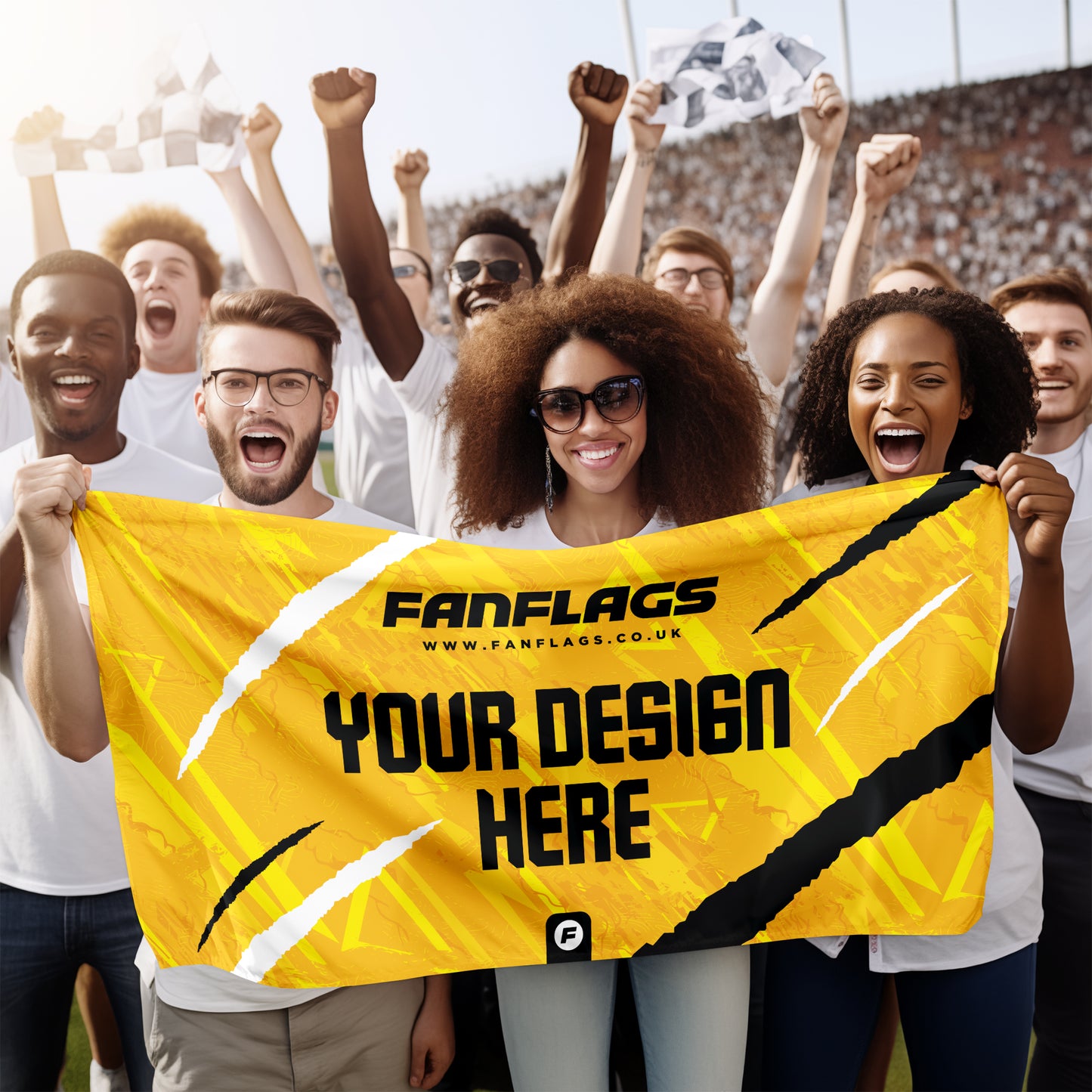 5ft x 3ft Custom Printed Flag